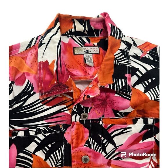 Caribbean woman’s floral jacket Preloved - Picture 2 of 3